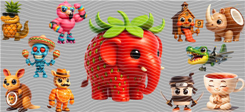 16oz Cartoon-T 2604